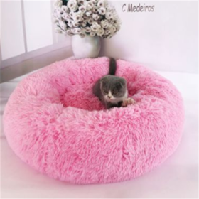 Round Long Hairy Autumn And Winter Nest Pad Cat Mattress