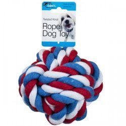 Twisted Knot Rope Dog Toy (pack of 12)