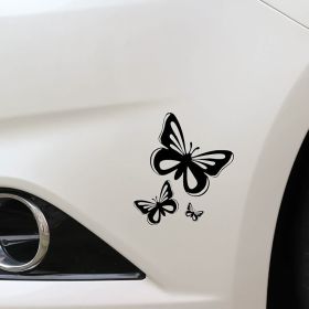 Butterfly Pattern Fashion Vinyl Car Sticker Car Cover Scratches Body Sticker Decoration