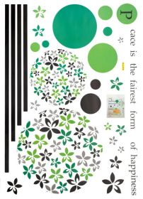 Green Germination - Large Wall Decals Stickers Appliques Home Decor