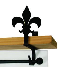 Fleur-de-lis - Curtain Shelf Brackets