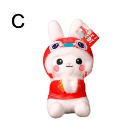 1pc Rabbit Doll (9.84"âˆšÃ³4.72"); Lion Plush Toys; New Year's Mascot; Holiday Gifts; Pillow Decorations (style: C)