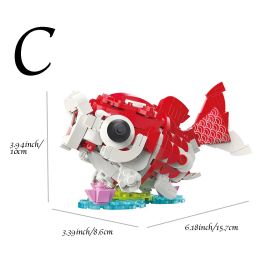 1pc Building Blocks Ornament; Chinese New Year Gifts; Doll Ornaments To Attract Blessings And Wealth 4.61"âˆšÃ³3.86"âˆšÃ³3.07" (style: C, Quantity: 1pc)