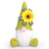 Spring Gnomes Easter Decorations;  Handmade Summer Sunflower Gnomes Faceless Plush Doll