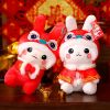 1pc Rabbit Doll (9.84"âˆšÃ³4.72"); Lion Plush Toys; New Year's Mascot; Holiday Gifts; Pillow Decorations