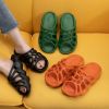 Cut-out Platform Slippers Women Men Fashion Beach Slides Soft EVA Lovers Indoor Batrhoom Slipper Ladies Home Floor Shoes SH478