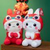 1pc Rabbit Doll (9.84"âˆšÃ³4.72"); Lion Plush Toys; New Year's Mascot; Holiday Gifts; Pillow Decorations